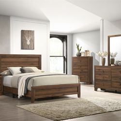 4 Pc Queen Bedroom Set ( Take It Home In Monthly Payments) No Down Payment Needed