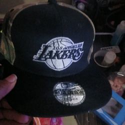 Lakers Black N Camouflage  Hat