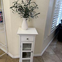 White Cabinet Storage