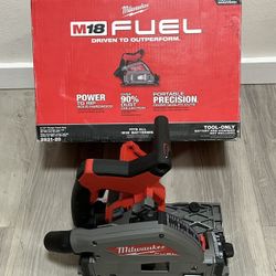 Milwaukee M18 FUEL 18V Lithium-Ion Cordless Brushless 6-1/2 in. Plunge Cut Track Saw (Tool-Only)