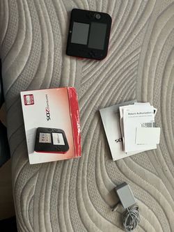 Nintendo 2DS Black and Red with Box