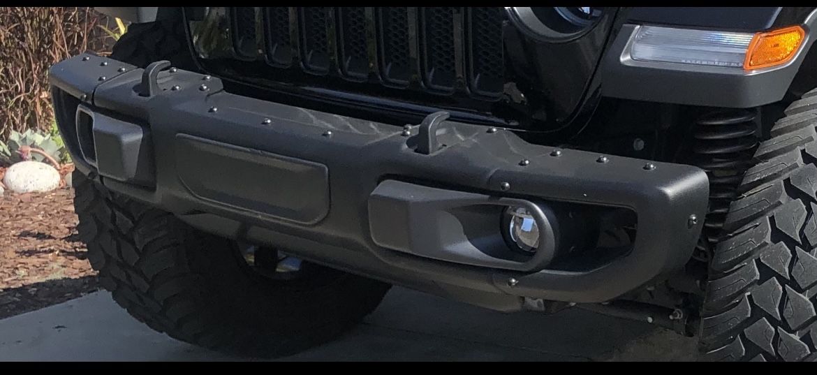 Jeep wrangler bumper And winch plate