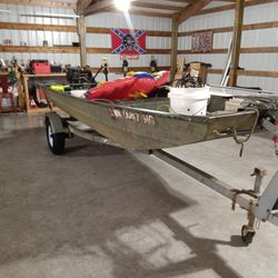 1995 15 Ft Aluminum Boat The 1996 Easy Load Trailer 