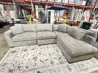 Grey Fabric Sectional from Costco