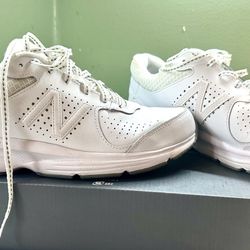 New Balance 411 Walking Shoes Women’s 10.5 White Leather Comfort WW411WT2