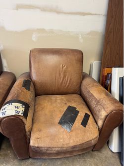 Free Genuine Leather Chair