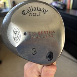 Callaway Big Bertha War Bird 3 Wood – Right-Handed, Reg Flex (Good Condition)