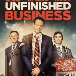 UNFINISHED BUSINESS (Blu-Ray-2015) Vince Vaughn + Tom Wilkerson + Dave Franco!