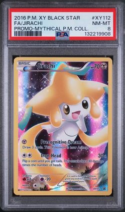 PSA 8 Jirachi Full Art XY112 Pokémon Promo Card