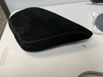 C7 corvette slip On console cover suede red stitching