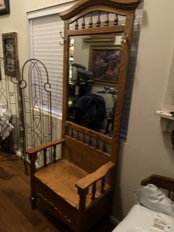 Entryway Coat Rack Bench