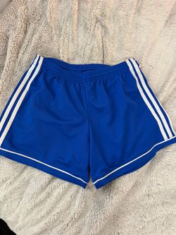 Vibrant Blue Adidas Soccer Shorts!
