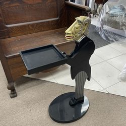 Serving Butler Display Statue + Table, Store Front Paper Holder