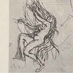 STUDY - TRUTH Giovanni Gian Lorenzo Bernini Fine Art Print Antique Vintage 1940’s Original Italy Italian Printed Collectible