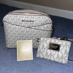 Real Michael Kors Purse & Wallet Set