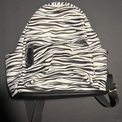 Like Dreams, Zebra Print  Backpack Purse