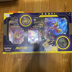 Jolteon Premium Collection Box And Other Sealed Pokemon Boxes