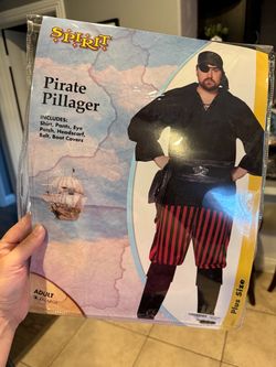 Spirit Pirate Pillager Halloween Costume Plus Size XXL
