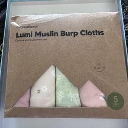 Keababies Lumi Muslin Burp Cloths
