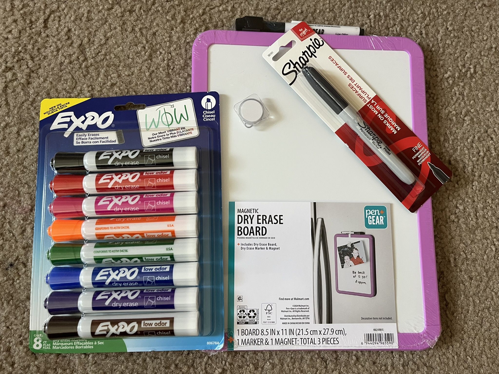 Dry Erase Board Bundle - $11