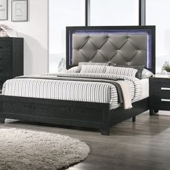 Queen Bed Frame With Led Lights !! Available Today