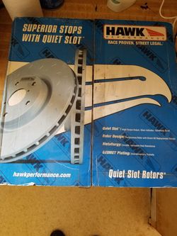 Hawk rotors new never installed