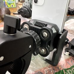 𝟑𝐫𝐝-𝐆𝐞𝐧 Anti Vibration Motorcycle Phone Mount Bike Phone Holder, E-Bike Handlebar Cell Phone Holder with Secure Lock, Electric Scooter Phone Hol