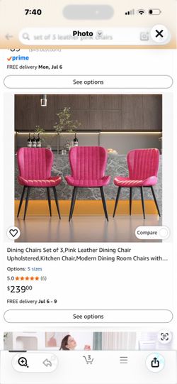 Pink Chairs