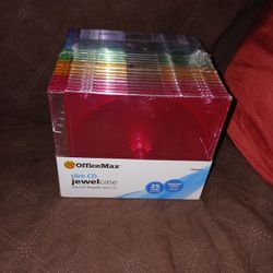 Slim CD Jewel Cases  Pkge Of 25 For $15