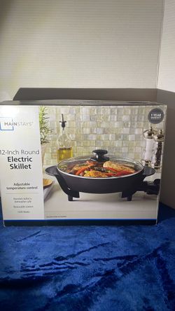 Mainstays 12-Inch Round Electric Skillet