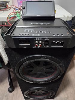 Sony Double Din  Amp Subs 🔥