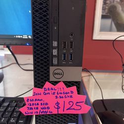 Dell Optiplex 7040 Mini SFF Desktop Conputer , Monitor, Keyboard, Mouse - i5 6th Gen 8gb ram,750gb 