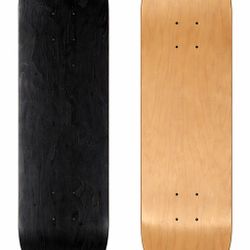 Blank Sponsor Me Skateboard Deck Blackout 7.75 x 29.5 (New – Kids)