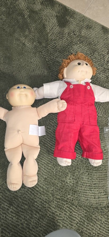 Vintage Cabbage Patch Kids Dolls – 2 Dolls Lot – 1980s Original
