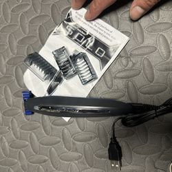 Solo Trimmer, Edges, Shaves Rechargeable New 