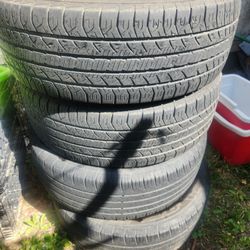 Suv or Truck Tires 235x65x17 "Good Year Assurence and Radial GT "In Good usable condition "