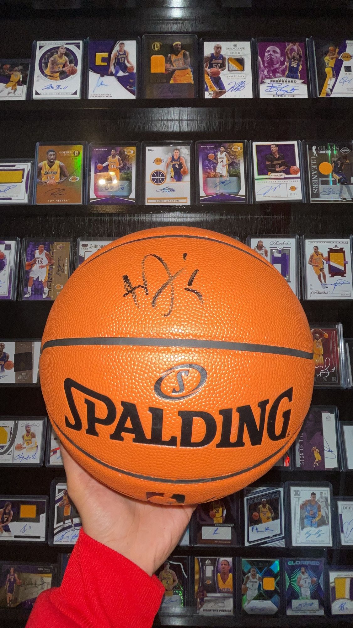 Anthony Davis Signed Basketball