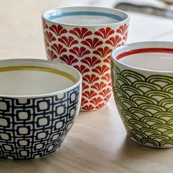 Starbucks Nesting Teacups, Bone China, Set of 3