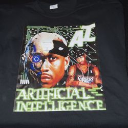 Allen Iverson Artificial Intelligence Graphic t - shirt- Men’s Size XXL - More sizes available New “The Answer”
