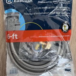 Brand New - Eastman Dishwasher Installation Kit with Stright Cord/6-ft includes 90 Elbow #1812217