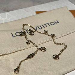 LV Blooming Supple Brass bracelet.  Originally Priced At ($600.00)