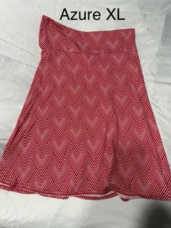 Azure Red/White Skirt XL