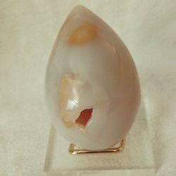 Natural Druzy Agate Crystal Egg from Brazil (c0024)