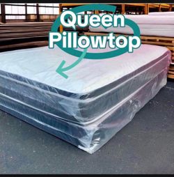 Queen Pillowtop Mattress Set – Same Day Delivery 🚚