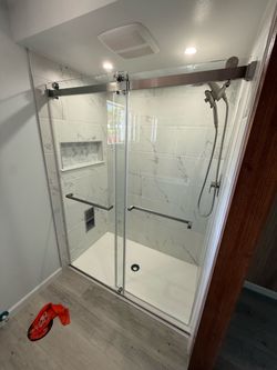 Shower doors with installation included