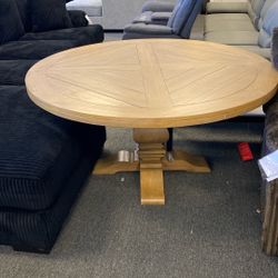 60” Round Table Farmhouse Floor Model A Few Defects Can Deliver Was $999 Now $250