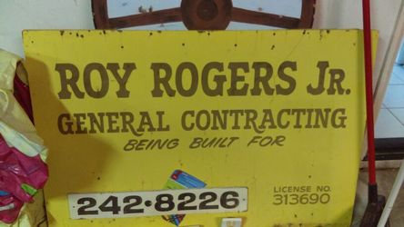 Roy Rodger's sign