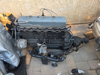 Chevy 216 straight six and transmission