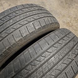 (TWO) 245 60 18 MILESTAR TIRES 65% THREAD  $100 INSTALLED 