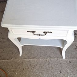 Decorative Wooden End Table 